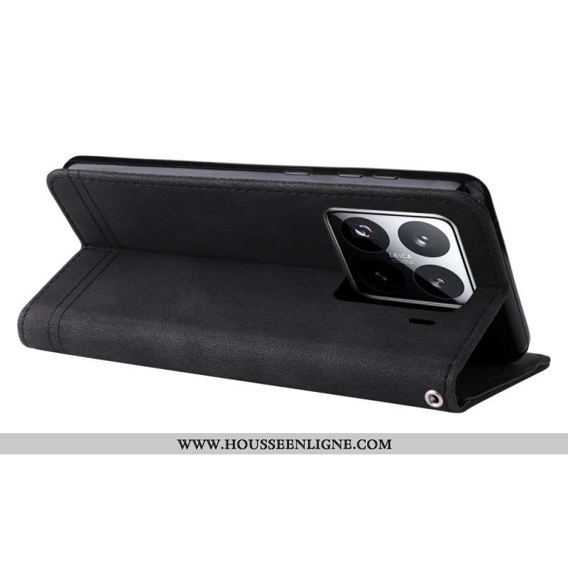 Housse Xiaomi 15 Pro Rivet et Lanière