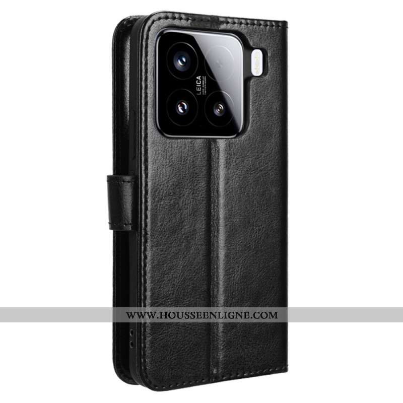Housse Xiaomi 15 Pro Simili Cuir Flashy
