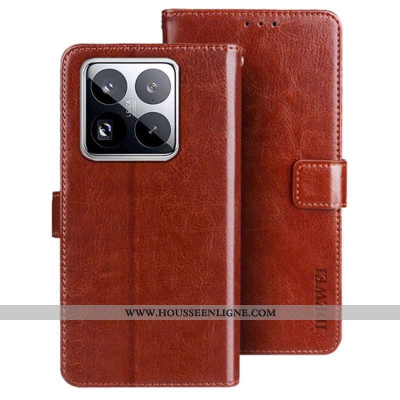 Housse Xiaomi 15 Pro Simili Cuir IDEWEI