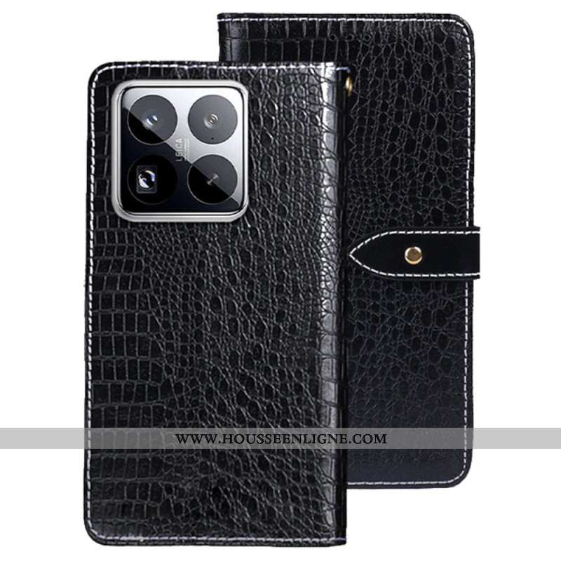 Housse Xiaomi 15 Pro Style Crocodile IDEWEI