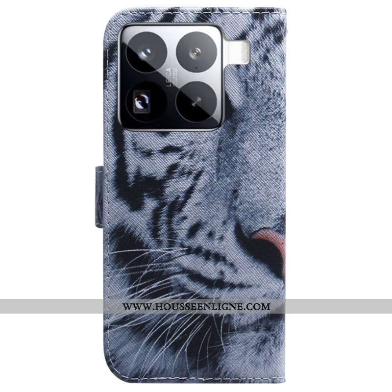 Housse Xiaomi 15 Pro Tigre Blanc