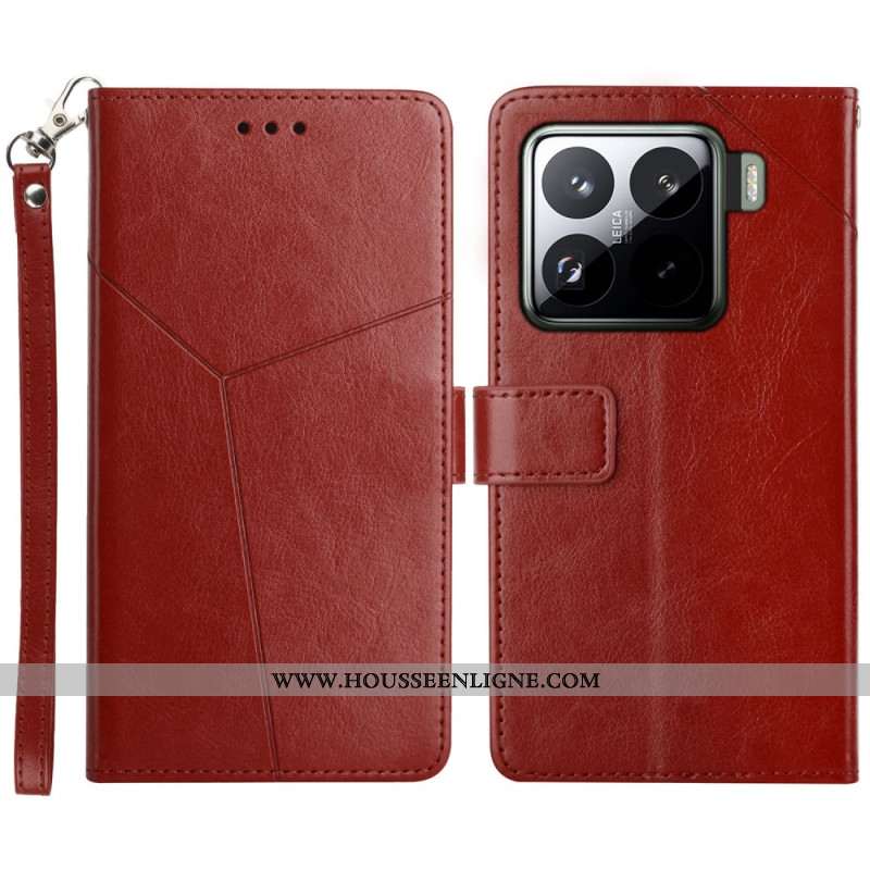 Housse Xiaomi 15 Pro Y Design à Lanière