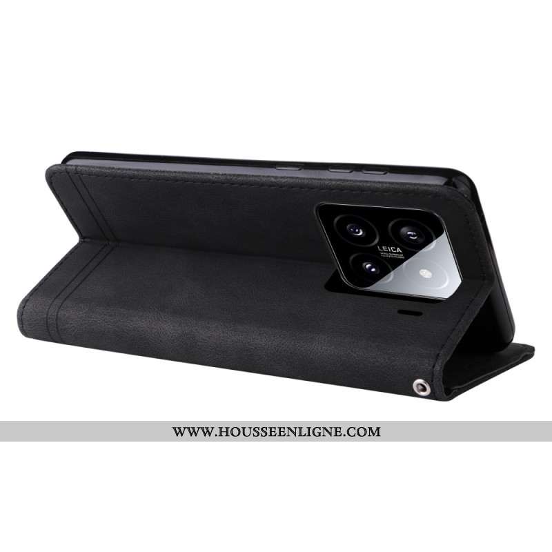 Housse Xiaomi 15 Rivet Décoratif et Lanière