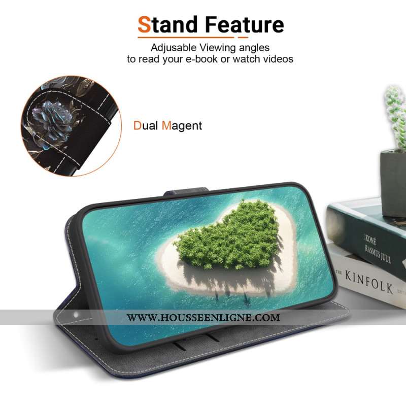 Housse Xiaomi 15 Rose Noire