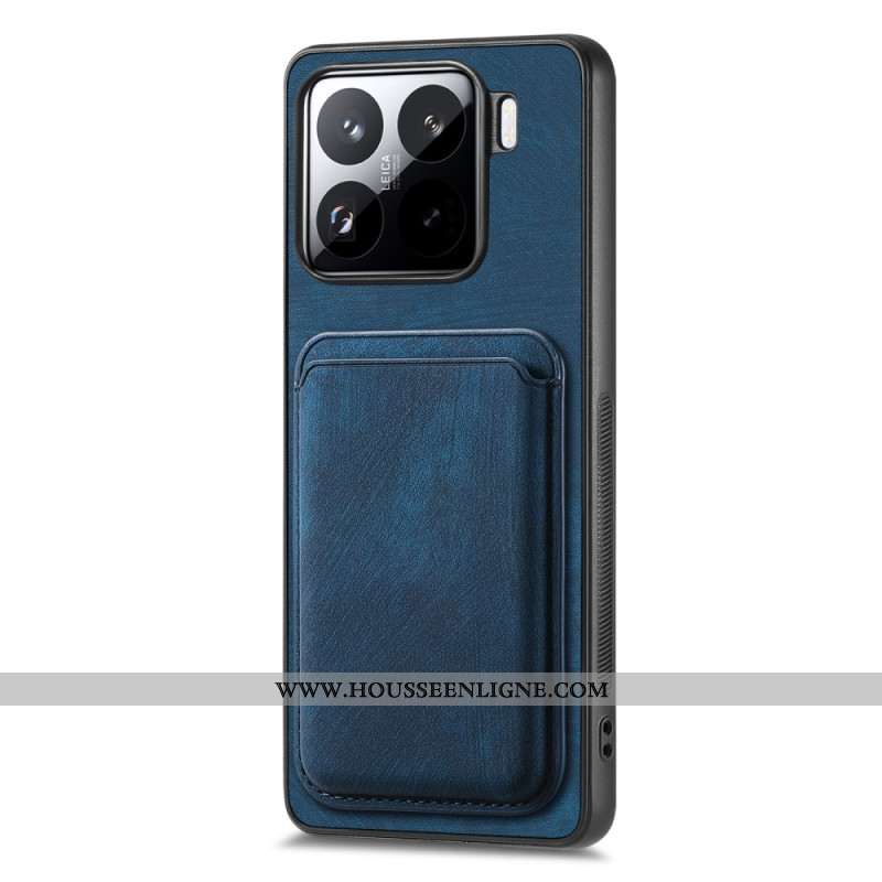 Housse Xiaomi 15 Rétro avec Porte-Cartes Détachable