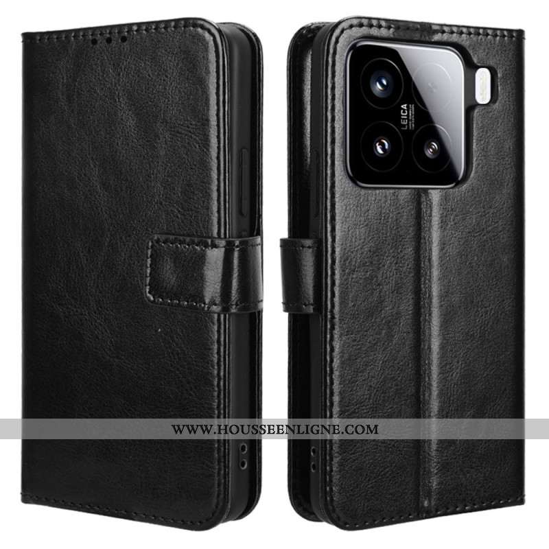 Housse Xiaomi 15 Simili Cuir Flashy