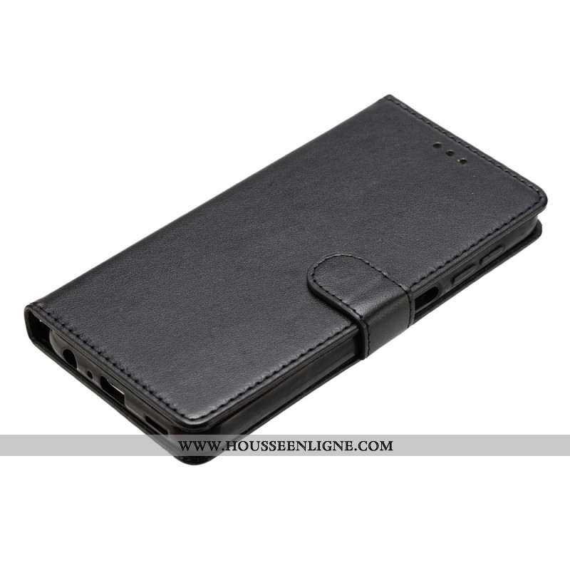 Housse Xiaomi 15 Simili Cuir Uni à Lanière