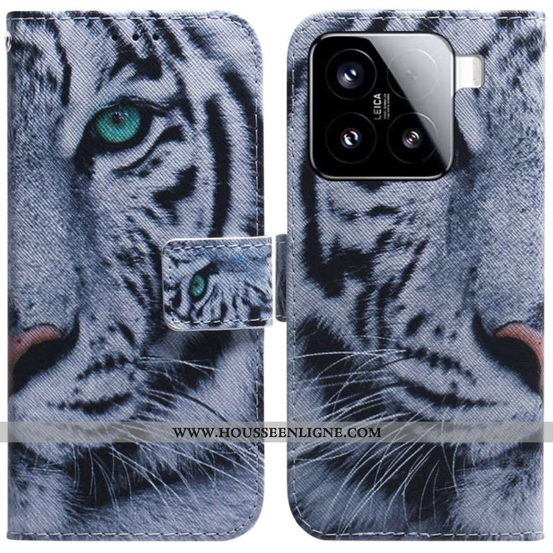 Housse Xiaomi 15 Tigre Blanc