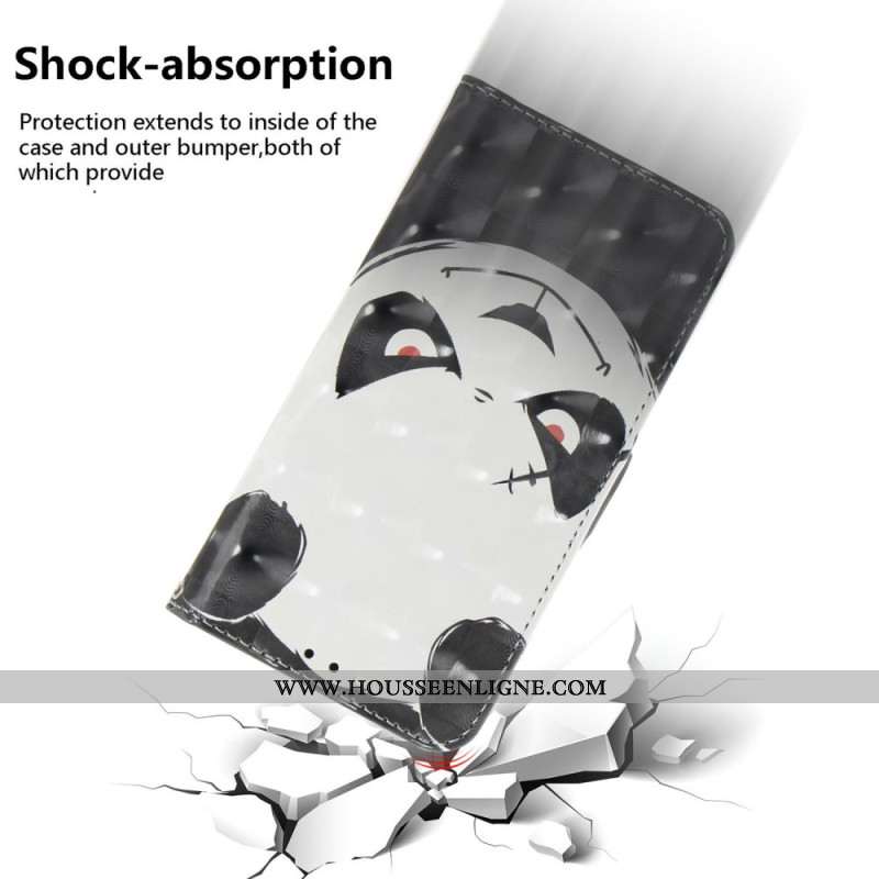 Housse Xiaomi 15 Ultra Angry Panda à Lanière