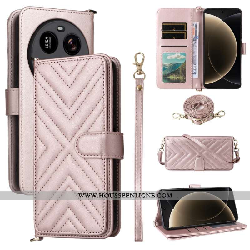 Housse Xiaomi 15 Ultra Bandoulière et Lanière