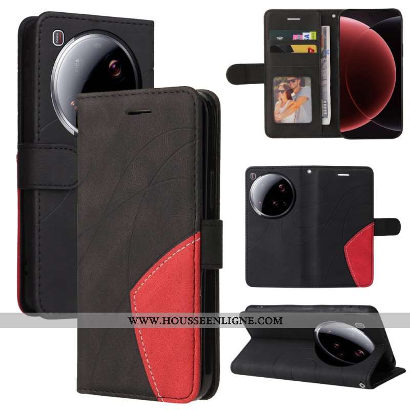 Housse Xiaomi 15 Ultra Bicolore Lignes Ondulées