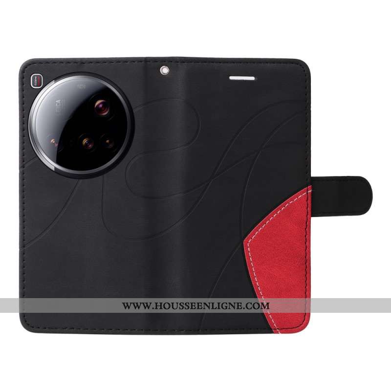 Housse Xiaomi 15 Ultra Bicolore Lignes Ondulées