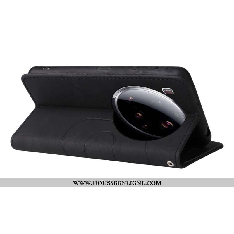 Housse Xiaomi 15 Ultra Bicolore Lignes Ondulées