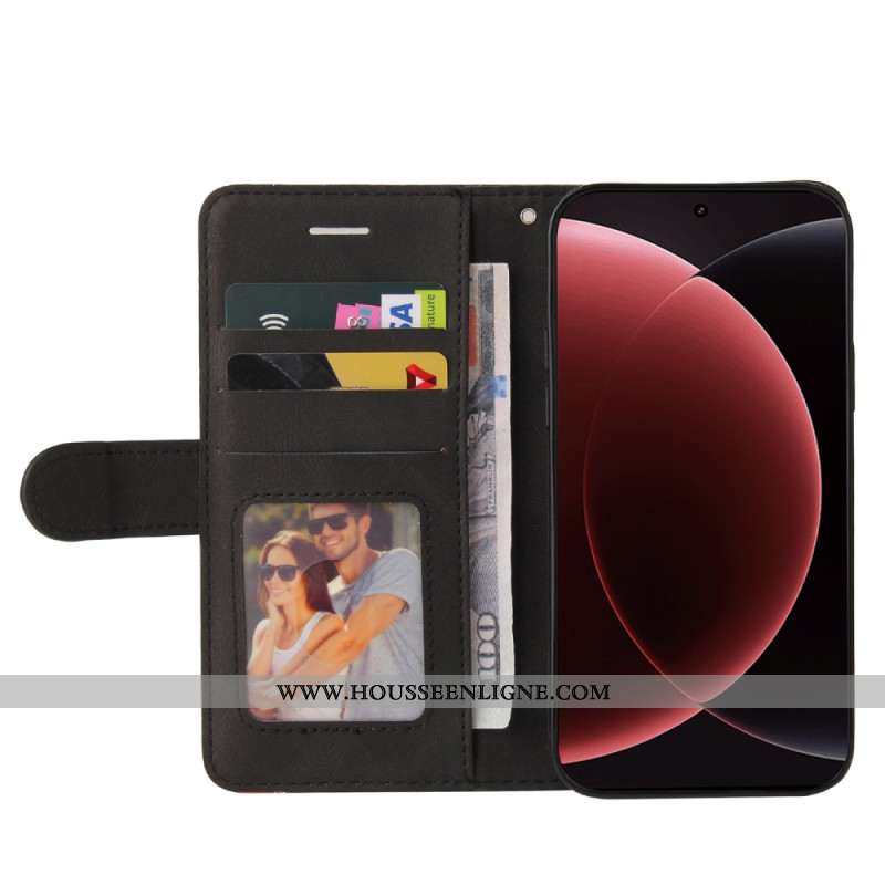 Housse Xiaomi 15 Ultra Bicolore Lignes Ondulées