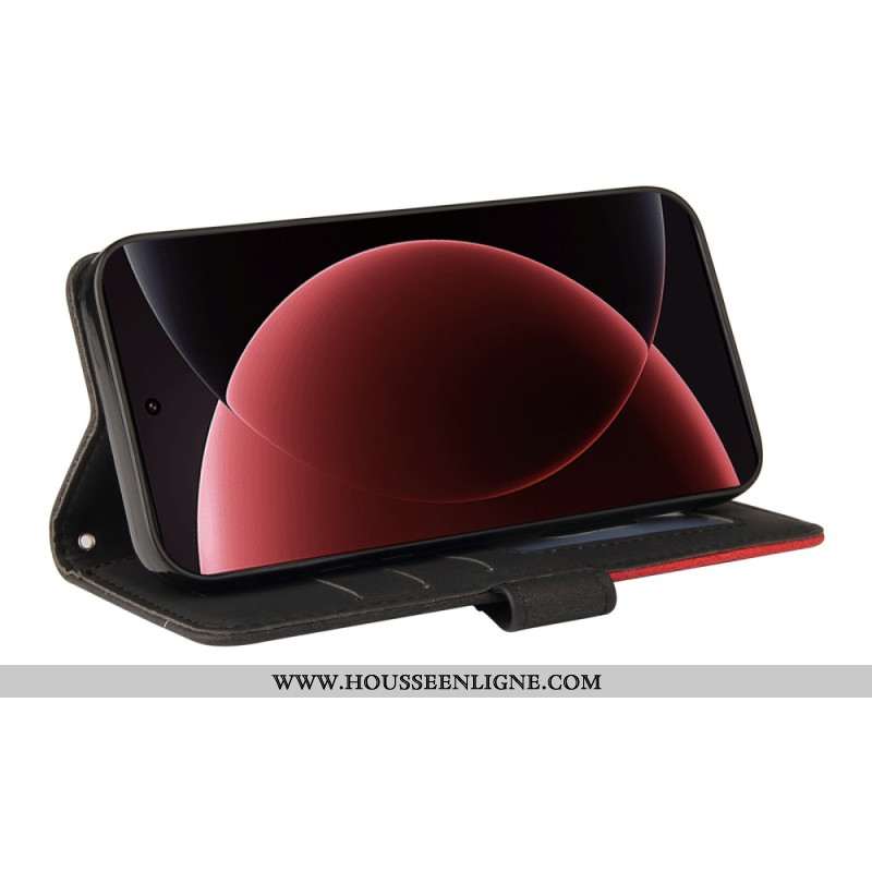 Housse Xiaomi 15 Ultra Bicolore Lignes Ondulées