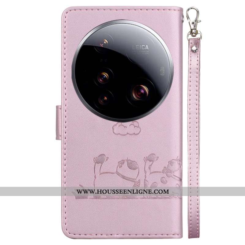 Housse Xiaomi 15 Ultra Blocage RFID et Motif Chaton