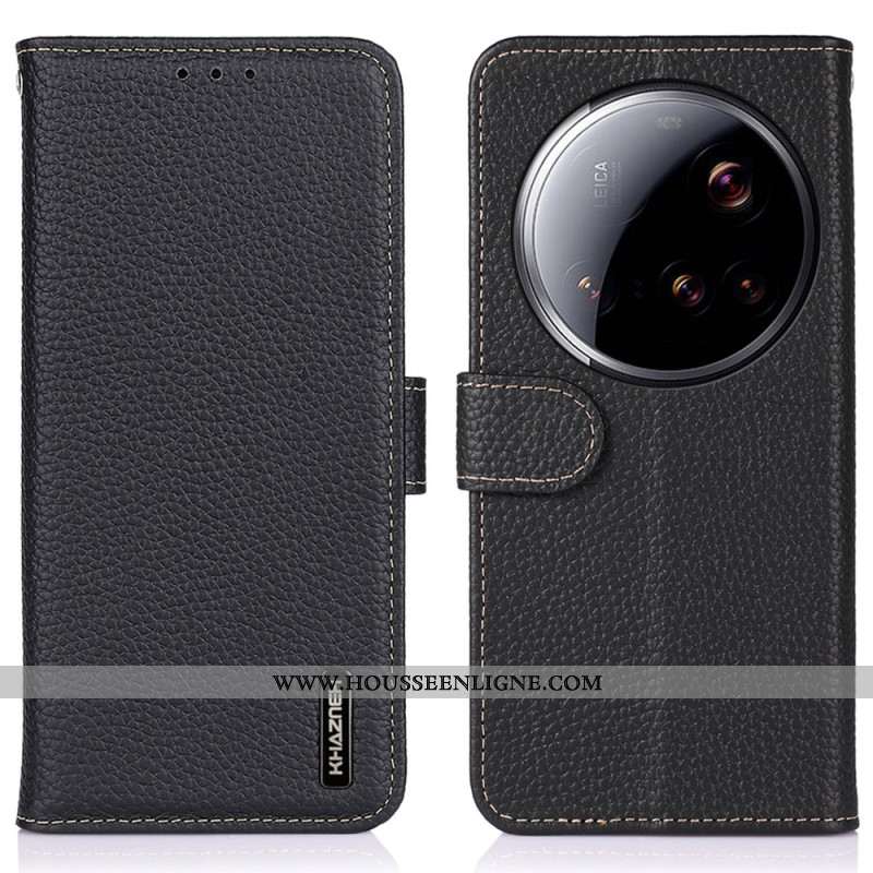 Housse Xiaomi 15 Ultra Cuir Véritable KHAZNEH