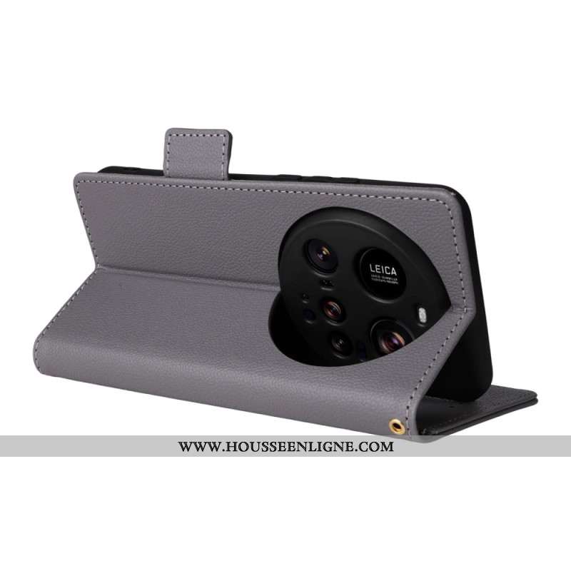 Housse Xiaomi 15 Ultra Design Texturé à Lanière