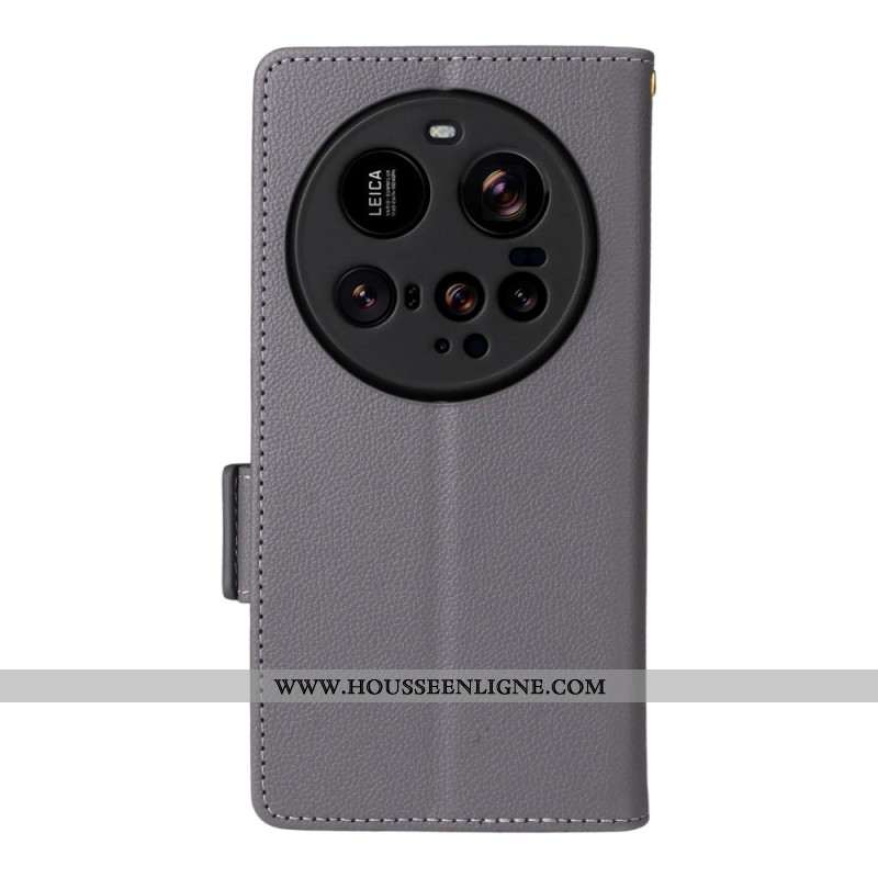 Housse Xiaomi 15 Ultra Design Texturé à Lanière