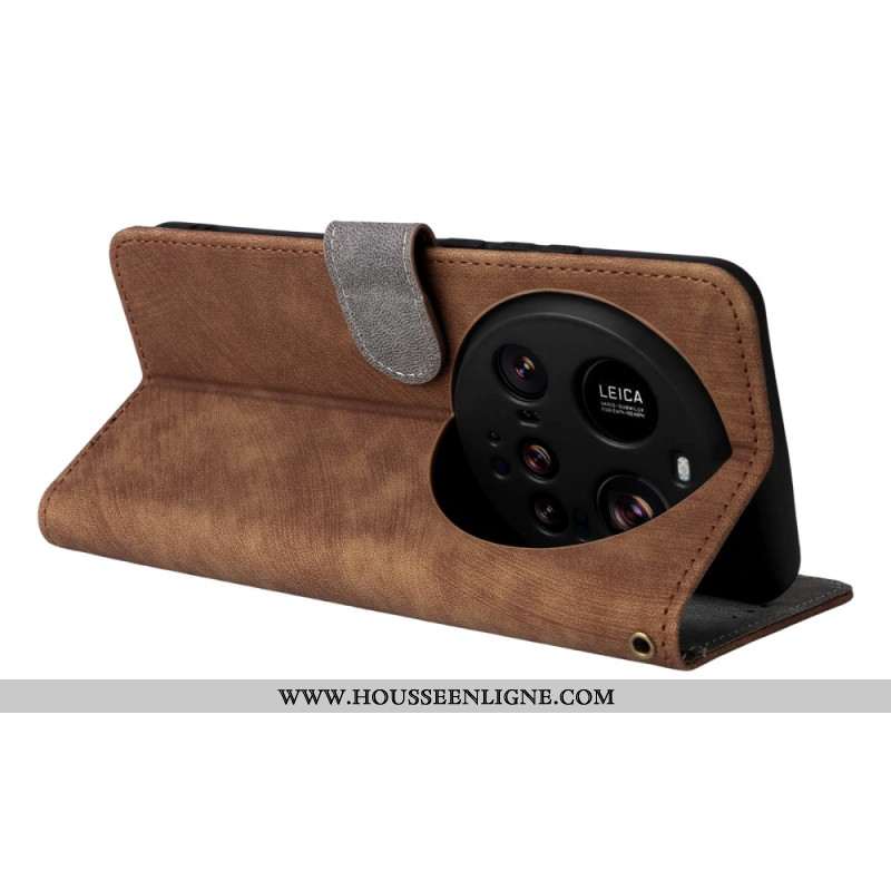 Housse Xiaomi 15 Ultra Effet Daim Blocage RFID