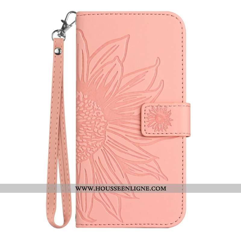 Housse Xiaomi 15 Ultra Empreinte Tournesol à Lanière