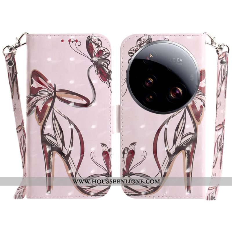 Housse Xiaomi 15 Ultra Escarpin à Lanière