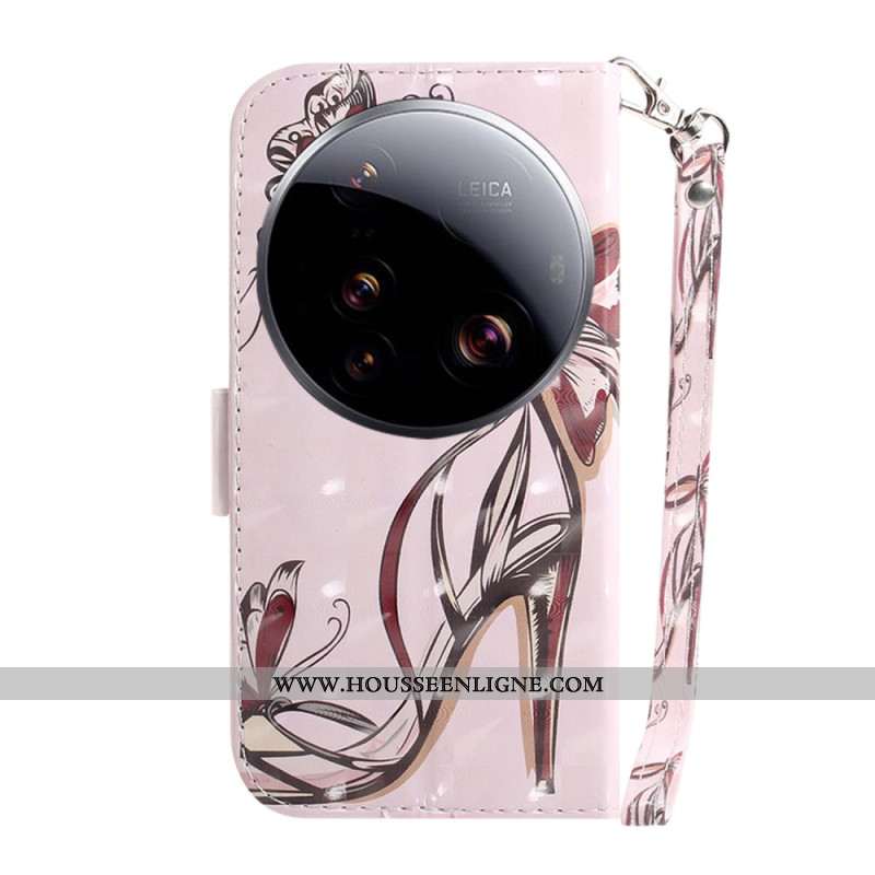 Housse Xiaomi 15 Ultra Escarpin à Lanière