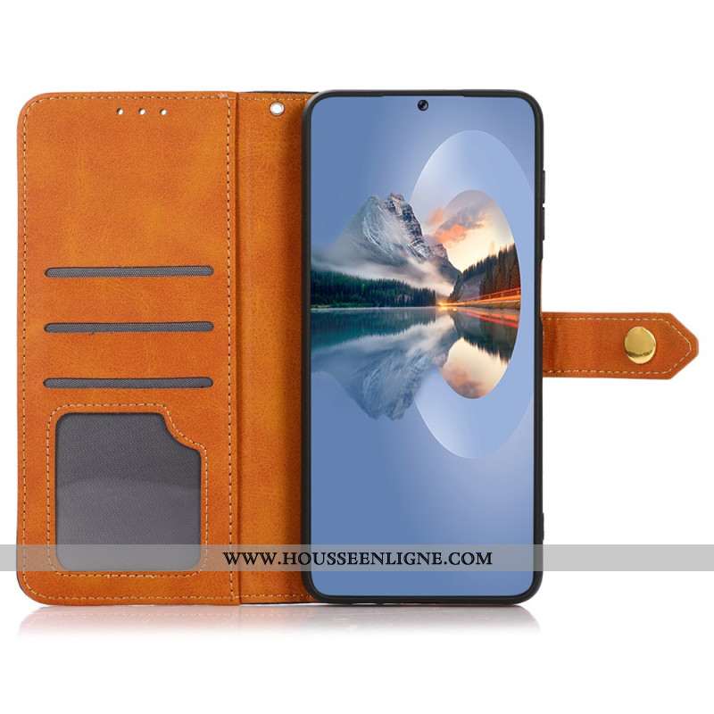 Housse Xiaomi 15 Ultra Fermoir Doré