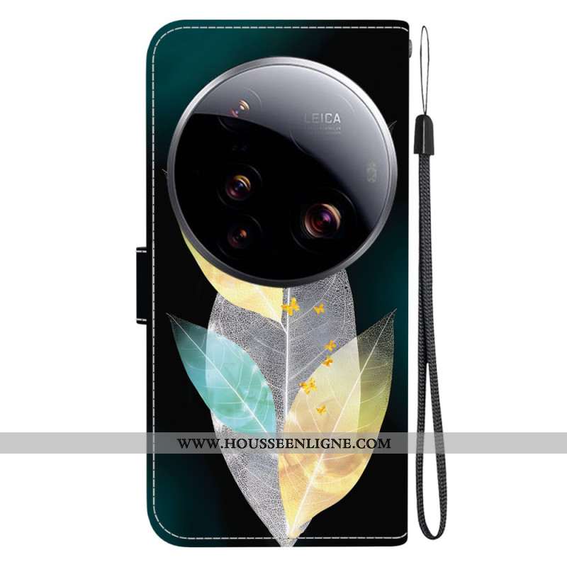 Housse Xiaomi 15 Ultra Feuilles Colorées