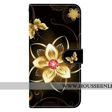 Housse Xiaomi 15 Ultra Fleur Dorée