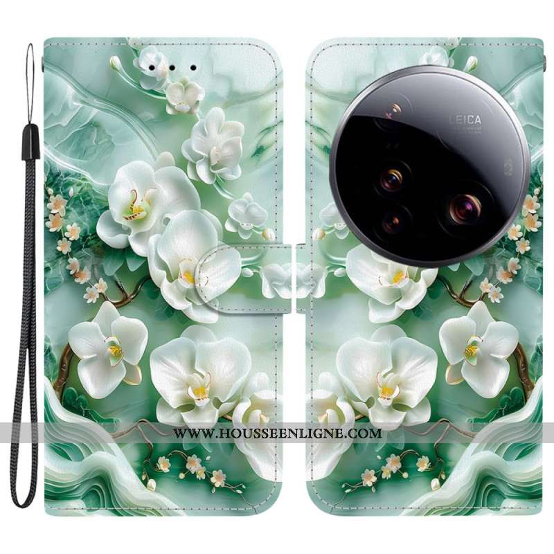 Housse Xiaomi 15 Ultra Fleurs de Jade