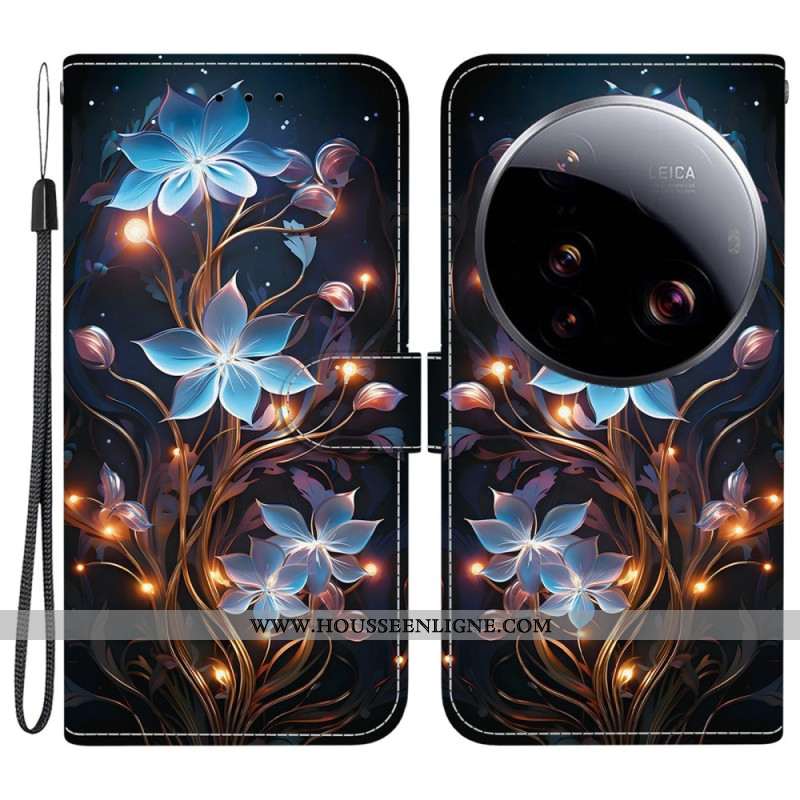 Housse Xiaomi 15 Ultra Fleurs de Lanterne