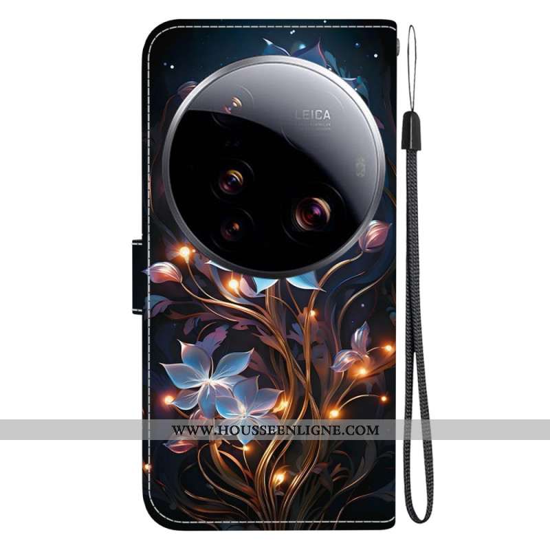 Housse Xiaomi 15 Ultra Fleurs de Lanterne