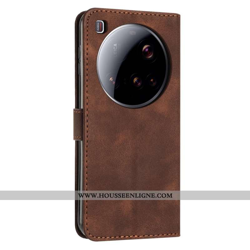 Housse Xiaomi 15 Ultra Lignes Géométriques à Lanière