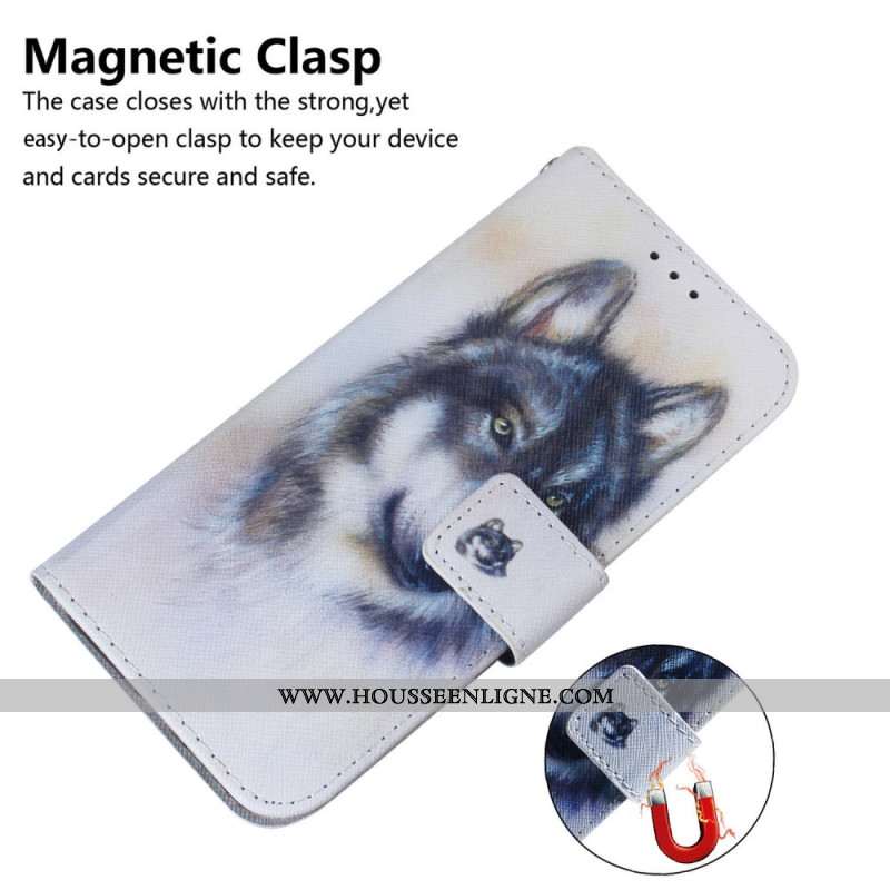 Housse Xiaomi 15 Ultra Loup Aquarelle