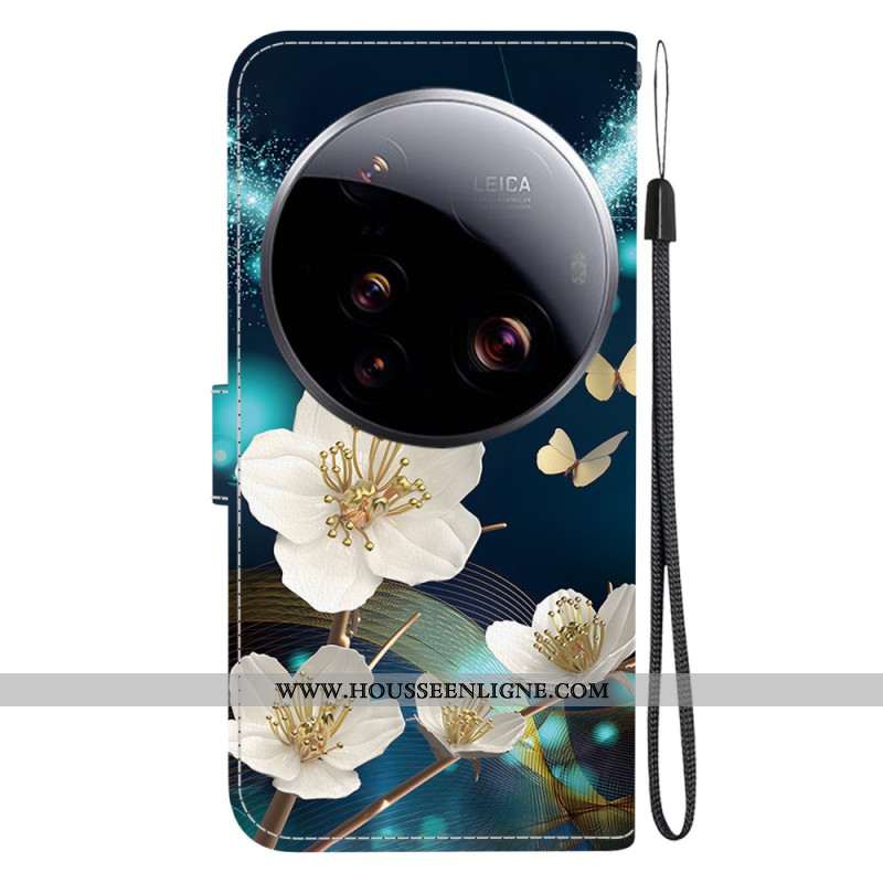 Housse Xiaomi 15 Ultra Magnolias Blancs