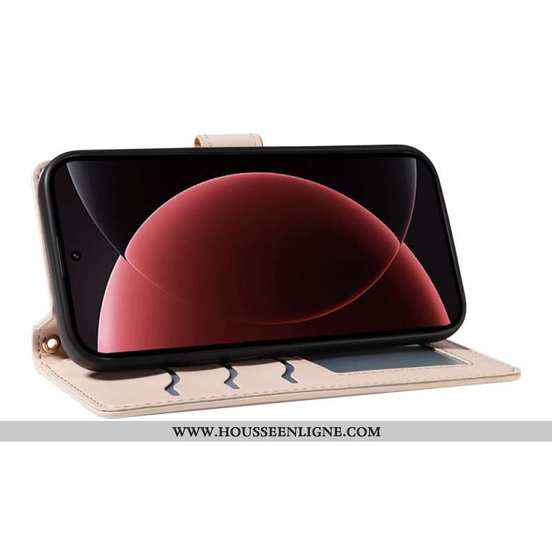 Housse Xiaomi 15 Ultra Matelassée avec Lanière et Bandoulière