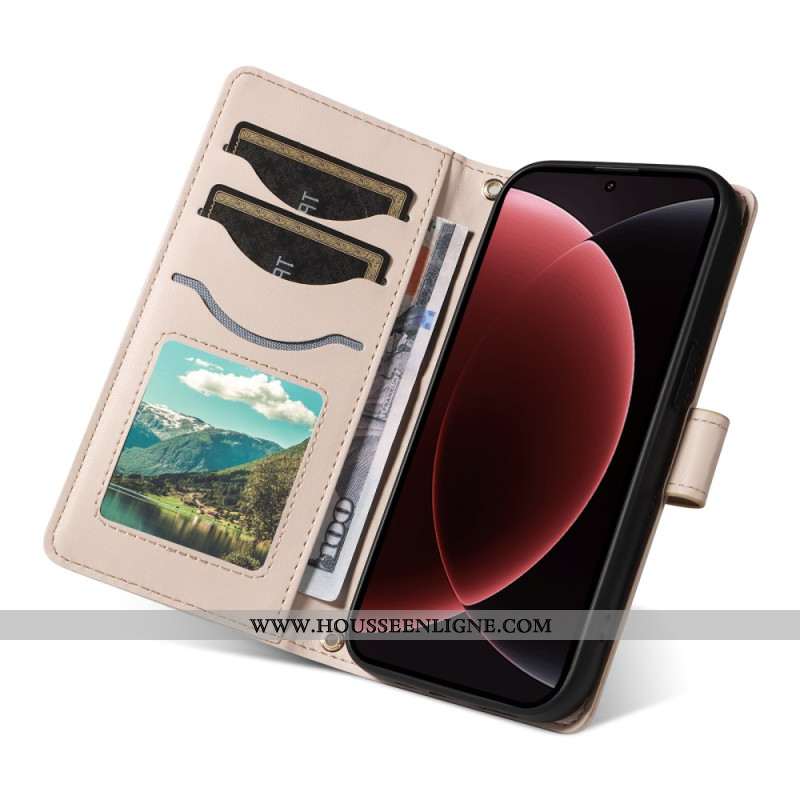 Housse Xiaomi 15 Ultra Matelassée avec Lanière et Bandoulière