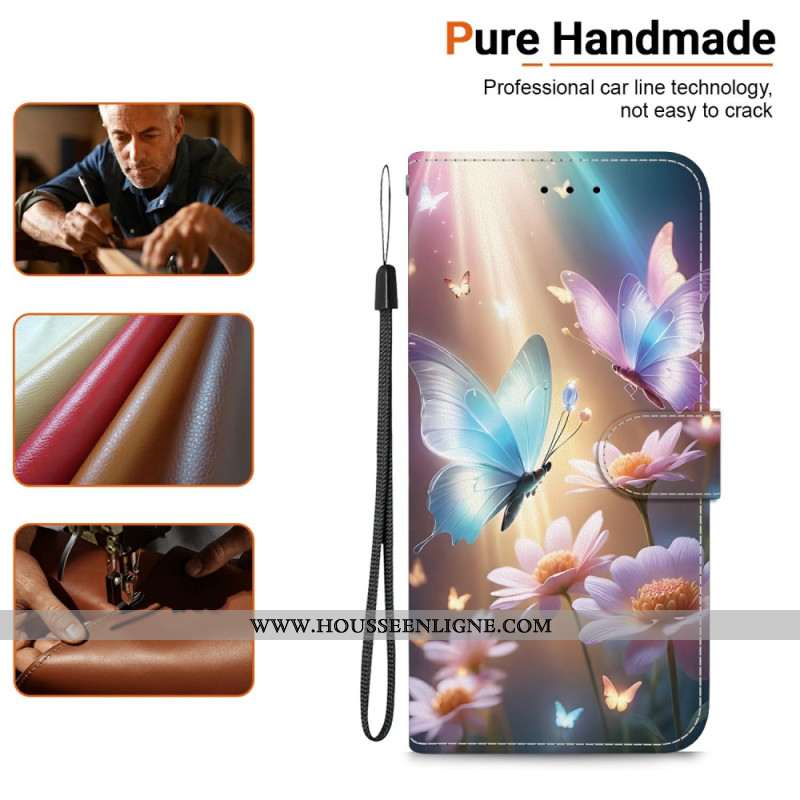 Housse Xiaomi 15 Ultra Papillons et Fleurs Célestes