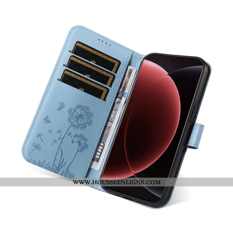 Housse Xiaomi 15 Ultra Pissenlits à Lanière