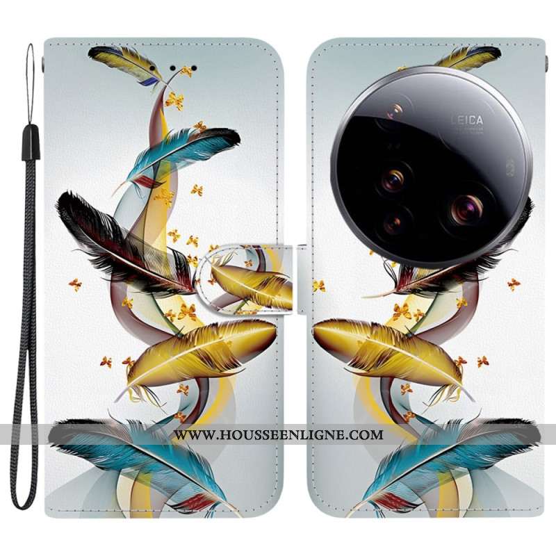 Housse Xiaomi 15 Ultra Plumes Colorées