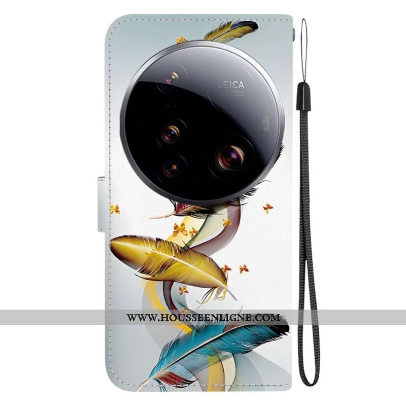 Housse Xiaomi 15 Ultra Plumes Colorées