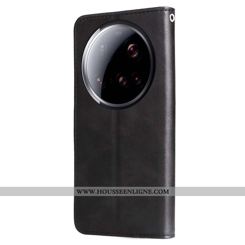 Housse Xiaomi 15 Ultra Portefeuille Zippé