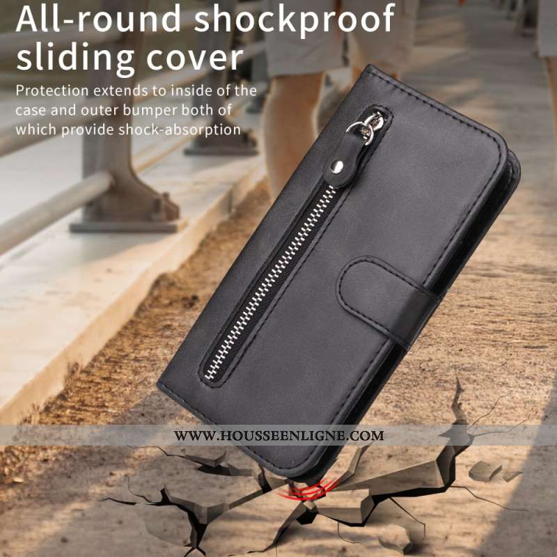 Housse Xiaomi 15 Ultra Portefeuille Zippé