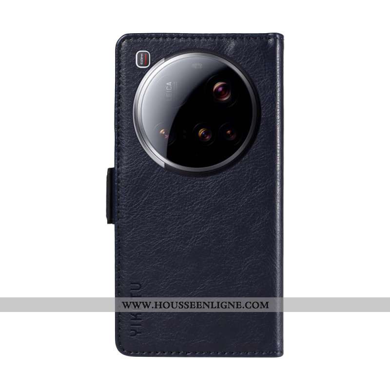 Housse Xiaomi 15 Ultra Simili Cuir Litchi YKATU