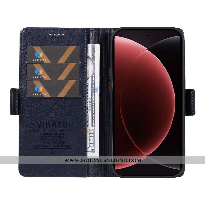 Housse Xiaomi 15 Ultra Simili Cuir Litchi YKATU