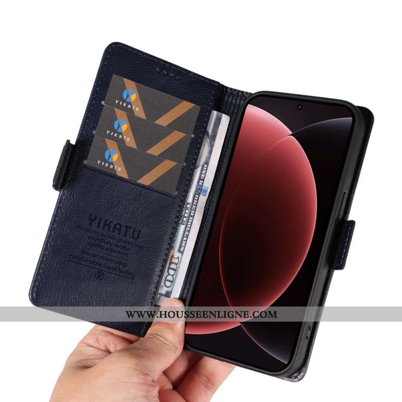 Housse Xiaomi 15 Ultra Simili Cuir Litchi YKATU