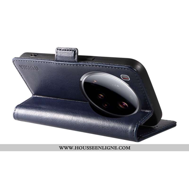 Housse Xiaomi 15 Ultra Simili Cuir Litchi YKATU