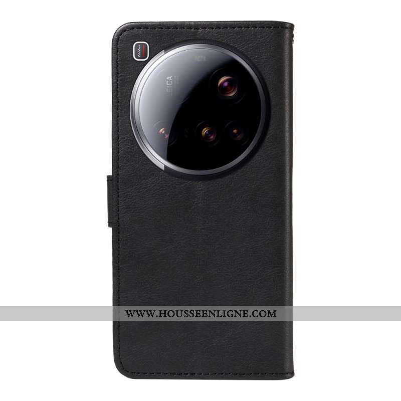 Housse Xiaomi 15 Ultra Simili Cuir Uni