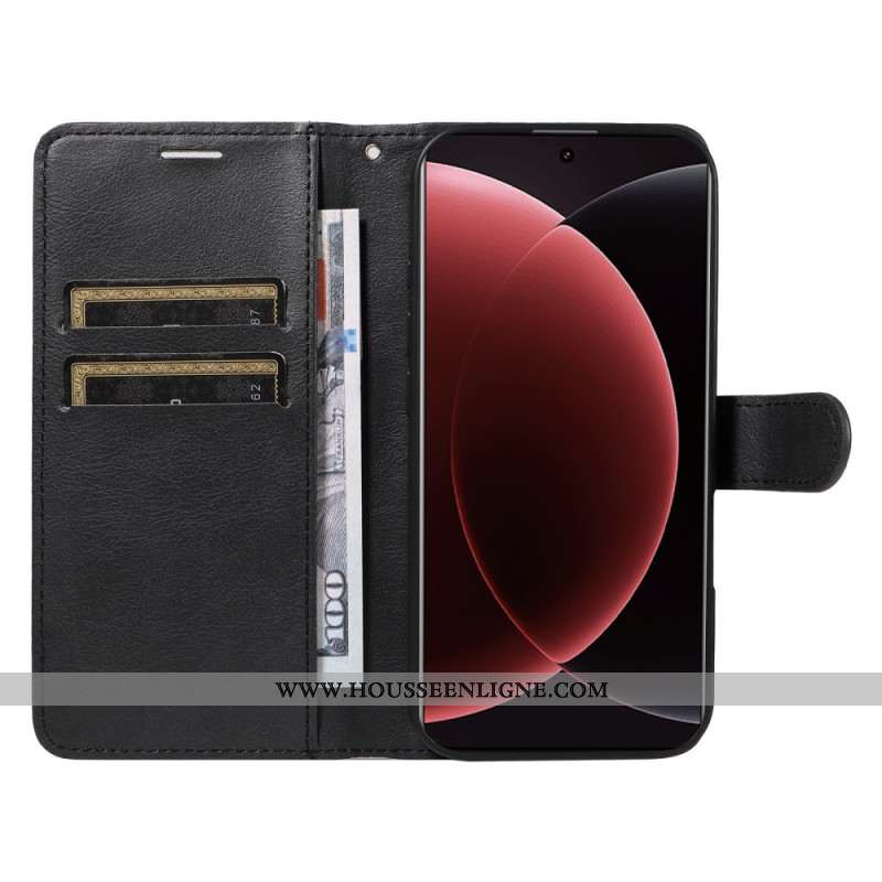 Housse Xiaomi 15 Ultra Simili Cuir Uni